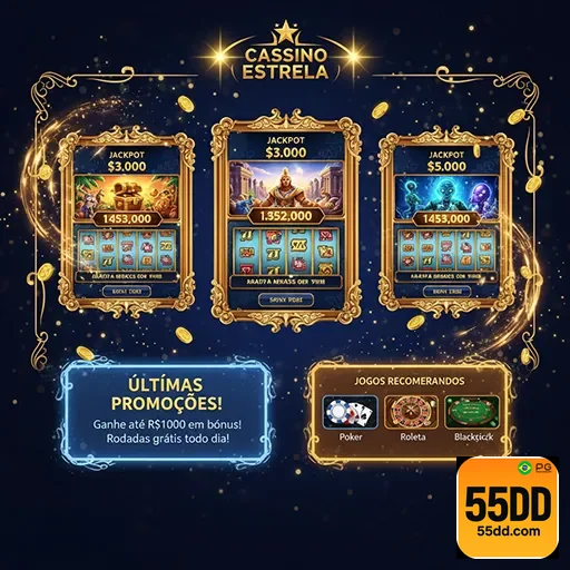 Imagem da página inicial do site 55dd, destacando design moderno e temas de tecnologia e marketing digital.