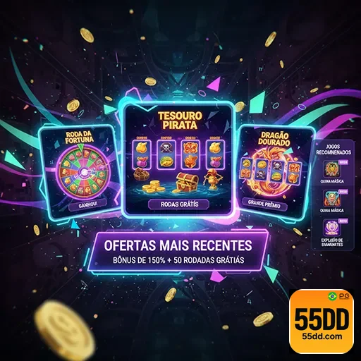 Imagem do site 55dd com destaque para a página inicial, destacando produtos e serviços oferecidos pela 55dd.